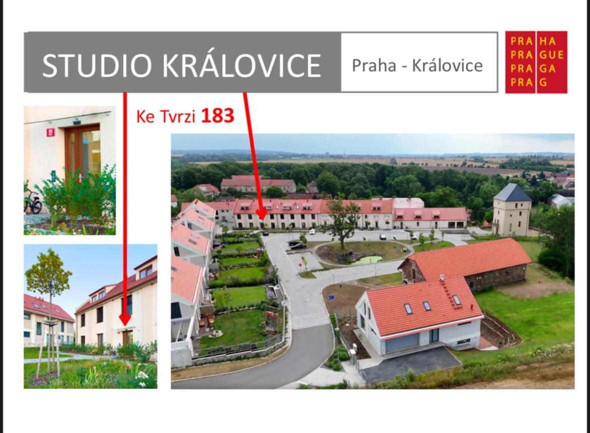 Studio Kralovice Apartment Prag Exterior foto